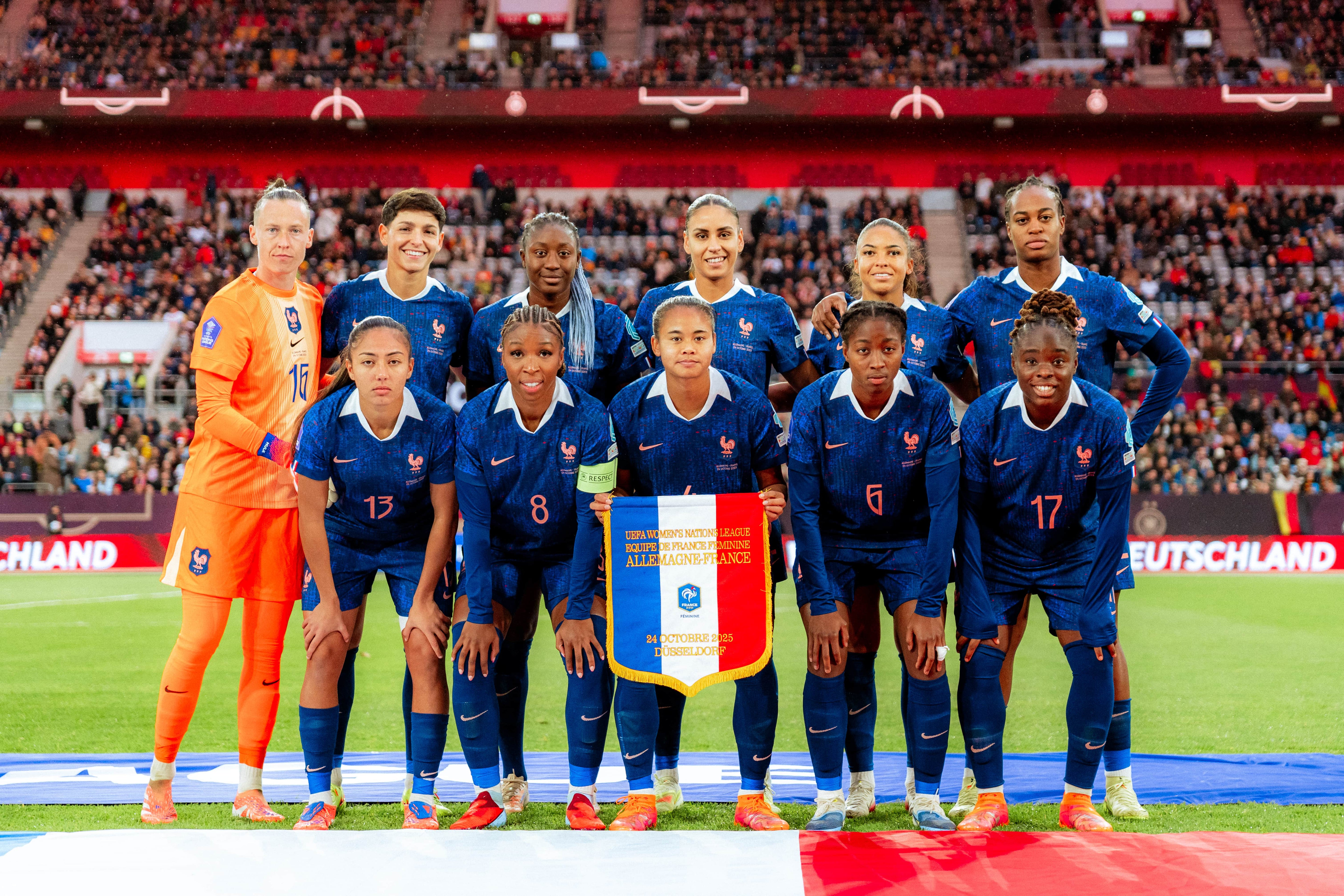 Équipe de France féminine à Caen - La Terrasse