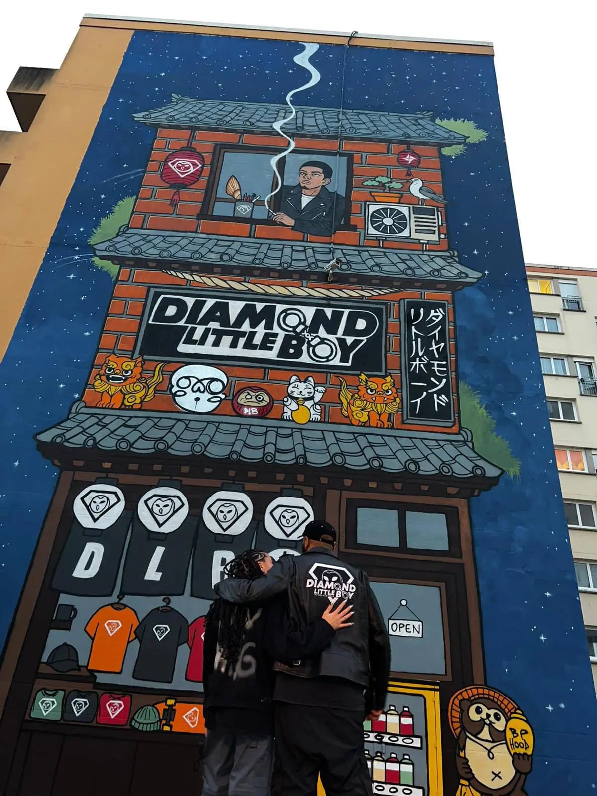 Le mangaka caennais Victor Dermo signe une fresque inédite à Hérouville - La Terrasse