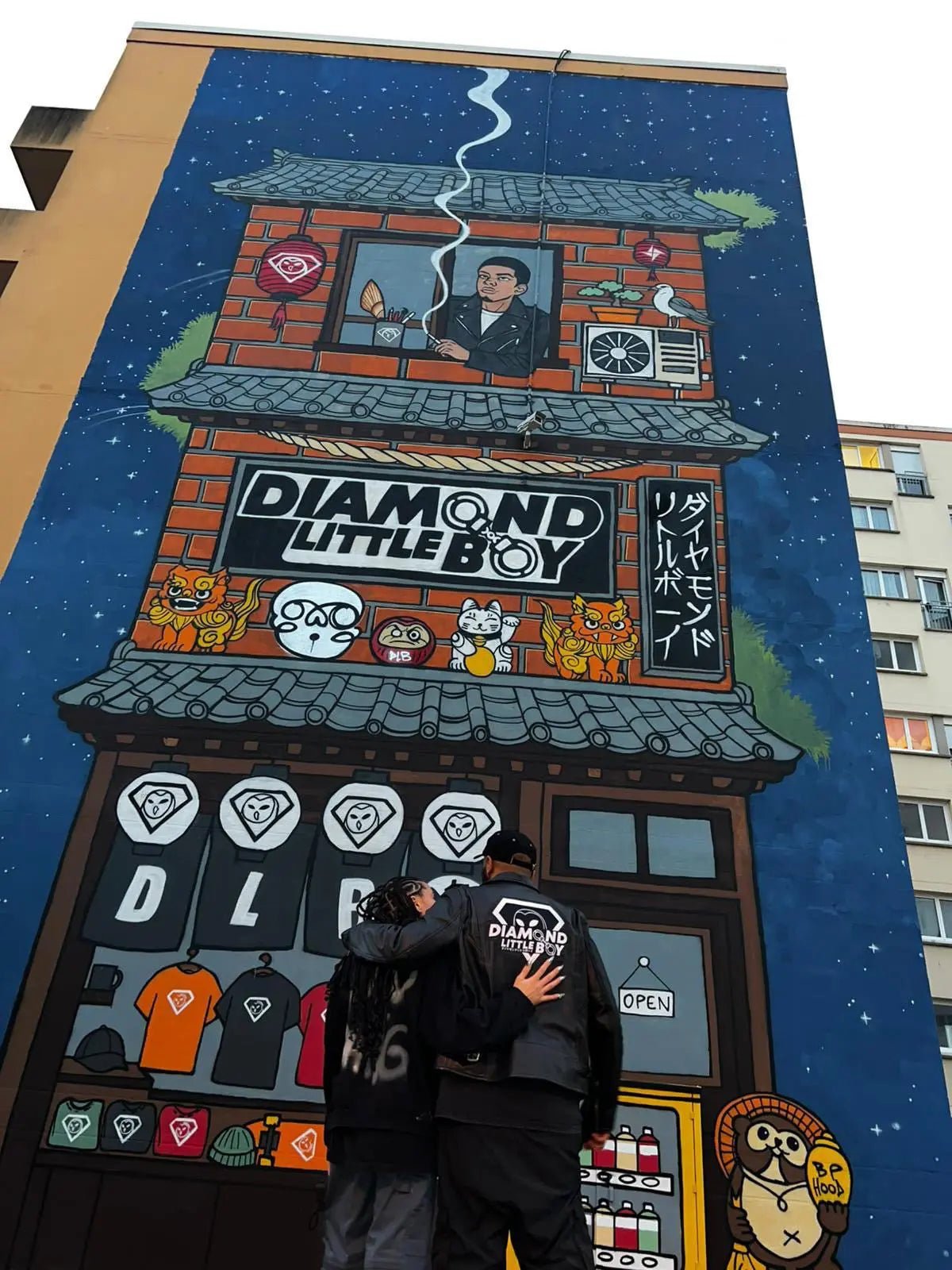 Le mangaka caennais Victor Dermo signe une fresque inédite à Hérouville - La Terrasse